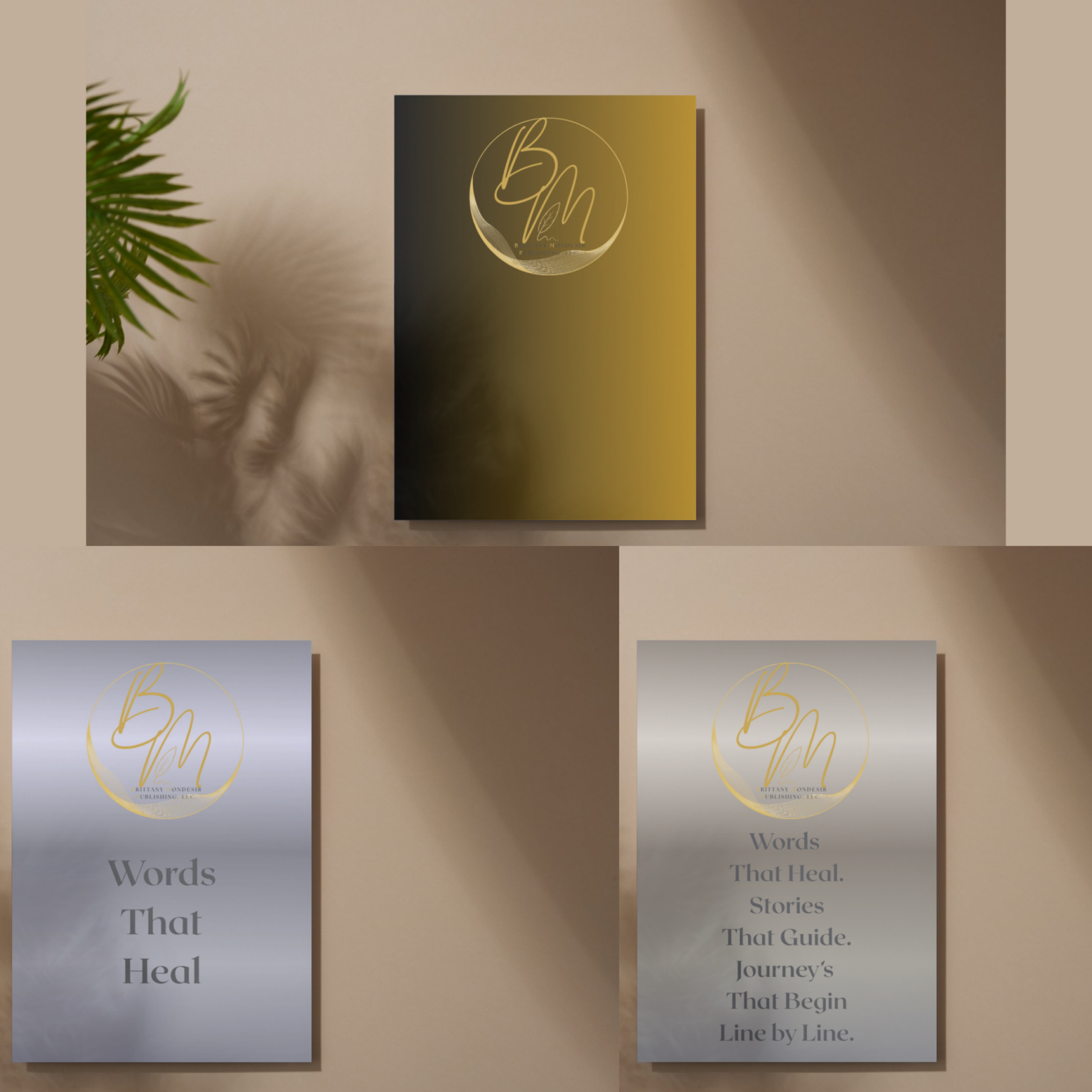 BMP Premium Signature Card Trio — Set I (Brand‑Aligned Identity Set ...